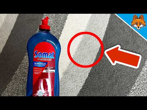 Kippe Klarspüler auf den Teppich und STAUNE WAS PASSIERT💥(Genialer Trick)🤯