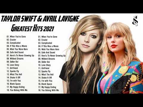 Taylor Swift & Avril Lavigne Greatest Hits | Top 20 Taylor Swift & Avril Lavigne Songs Playlist