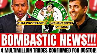 BOMB NEWS! 3 NBA SUPERSTARS CONFIRMED IN MASSIVE CELTICS TRADE?! | LEBRON STUNNED | TATUM