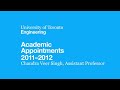 Academic Appointments 2011 2012 Chandra Veer Singh