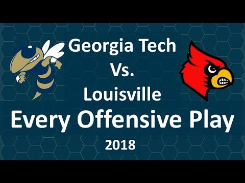 Georgia Tech vs Louisville 2018: Every Offensive Play