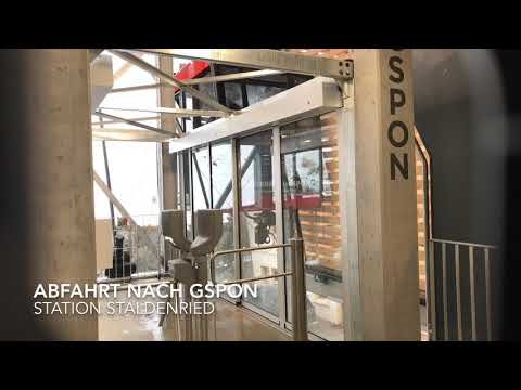 Eröffnungstag Seilbahn Stalden-Staldenried