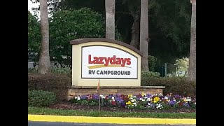 Lazy Days RV Resort Seffner, Florida - Perfect spot to visit when getting your rig worked on!