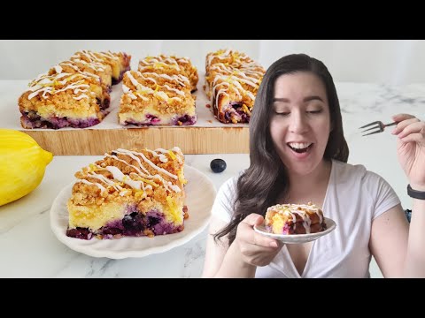 How To Make Lemon Ricotta Blueberry Crumb Cake Recipe