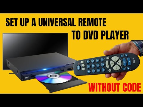 How to program a universal remote to DVD, Blu Ray players & to all connected devices without code