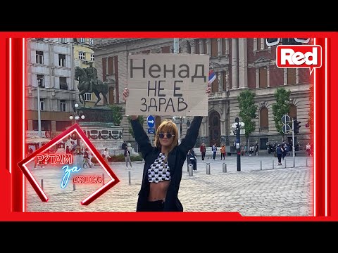 Tara sa makedonskim natpisom na Trgu Republike MIM TEMPLEJT - Pitam Za Druga - 09.05.2022. - Red TV