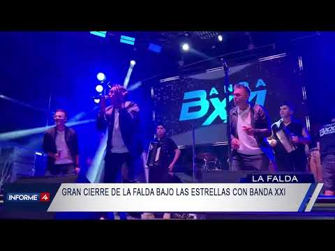 GRAN CIERRE DE LA FALDA BAJO LAS ESTRELLAS CON BANDA XXI