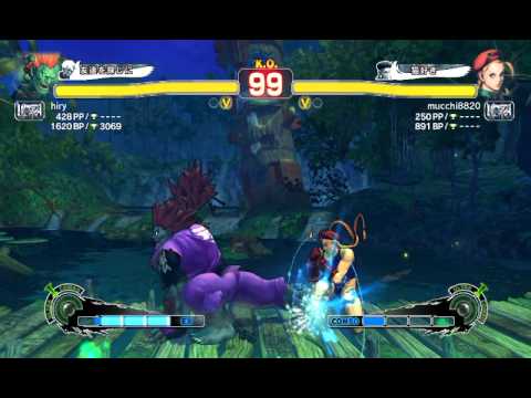 ウルトラストリートファイターIVバトル：ブランカ vs キャミィ