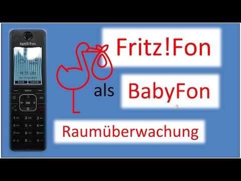 Fritz!Fon als Babyphone oder Raumüberwachung / Anruf bei Geräuschen im Raum.