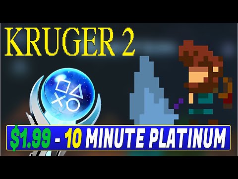 New Easy $3 Platinum Game | Kruger 2 Platinum Walkthrough - Easy Fast & Cheap Platinum PS4, PS5