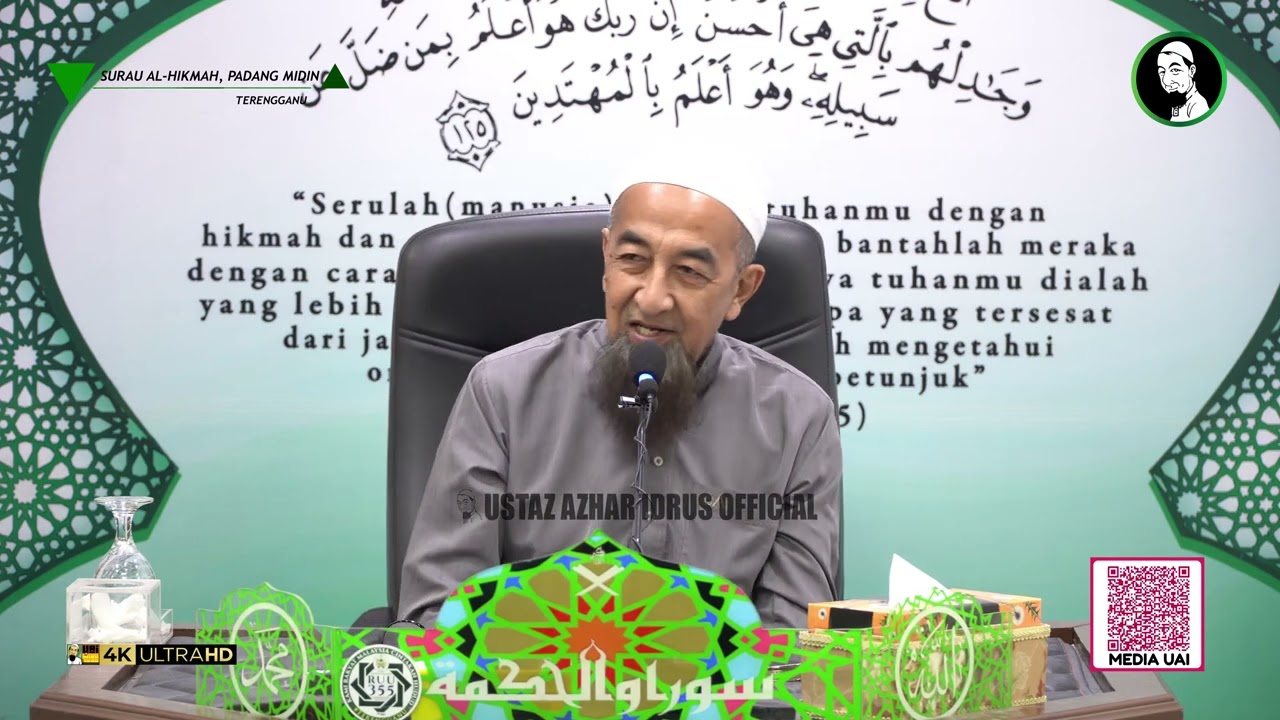 🟡 Koleksi Kuliah Ustaz Azhar Idrus | Surau Al-Hikmah, Padang Midin, Kuala Terengganu | 4K