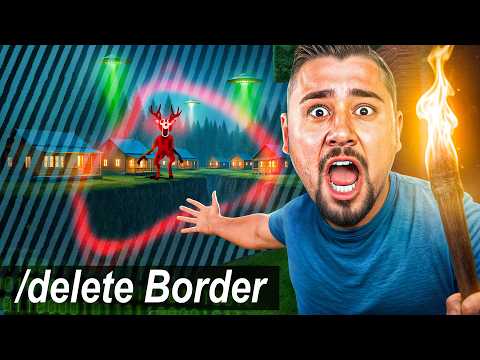 Ich gehe HINTER DIE BORDER in 99 Nächte im Wald Mods 🔦