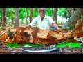 GIANT FISH COOKING INSIDE CLAY Delicious Mud Fish Recipe Grandpa Got Huge Fish Eating Challenge