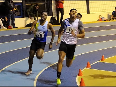 400m ESM  - Finale 6 Championnats régionaux en salle Espoirs Seniors -   EAUBONNE - 20/01/2018