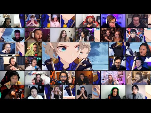 Albedo vs Eula、Bennett、Amber | Albedo cutscene | Genshin Impact Reaction Mashup