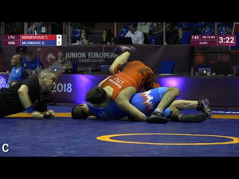 Qual. GR - 72 kg: T. KERSEVICIUS (LTU) v. S. MIJOKOVIC (SRB)
