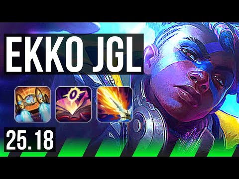 EKKO vs TRUNDLE (JGL) | 17/0/9, Legendary | KR Master | 25.18