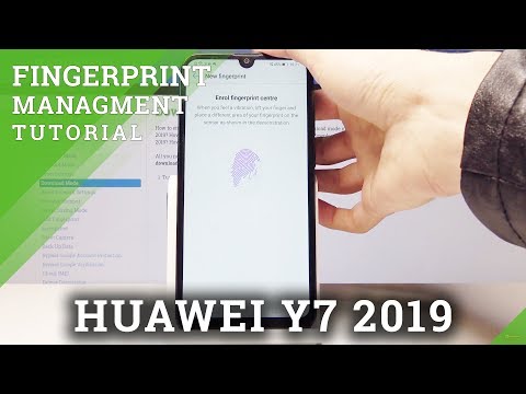 Set Up Fingerprint on HUAWEI Y7 2019 - Add Fingerprint Lock