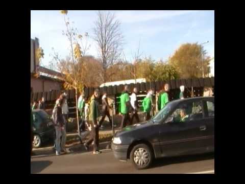 Derby Radomia 2010: Zbiórka i przemarsz kibiców Radomiaka na derby!