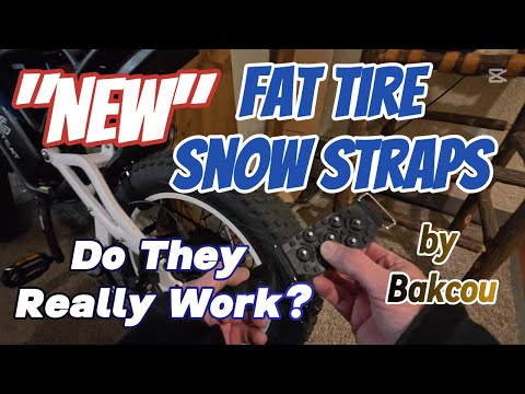 Ghostcat F3 ebike- Bakcou Fat Tire Snow Straps review