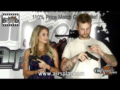 AirSplat OD - KWA KZ75 Gas Airsoft Blowback Gun Pistol Ep 50