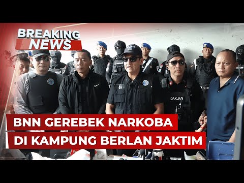 BREAKING NEWS - BNN Raided Drugs in Berlan Village, East Jakarta