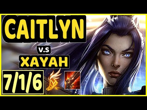 ARROW (CAITLYN) vs XAYAH - 7/1/6 KDA BOTTOM ADC CHALLENGER GAMEPLAY - NA