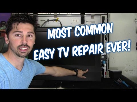 WATCH THIS VIDEO BEFORE THROWING OUT YOUR BROKEN FLAT SCREEN TV!!!