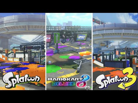 Evolution of Urchin Underpass from the Splatoon Series (2015-2025)
