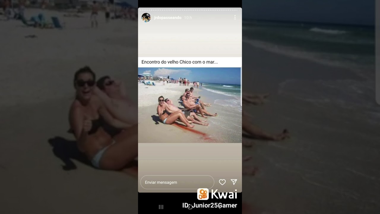 O Encontro do Velho Chico com o mar 😂😂😂😂😂😂😂