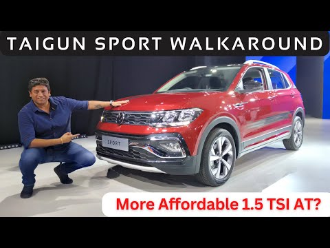 Volkswagen Taigun GT 1.5 TSI Now With 7-speed DSG Automatic || Walkaround First Look Review