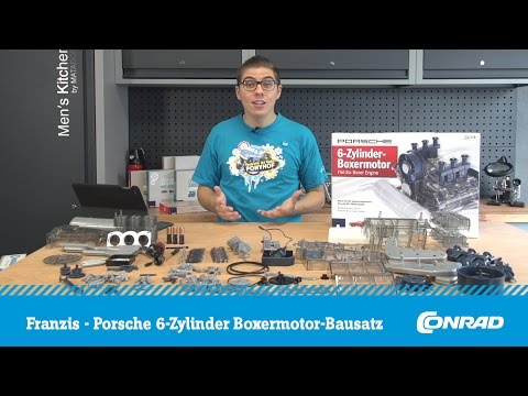Franzis Porsche 6-Zylinder Boxermotor Bausatz - Kompletter Aufbau | Conrad