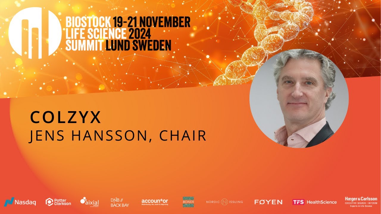 Colzyx | BioStock Life Science Summit 2024