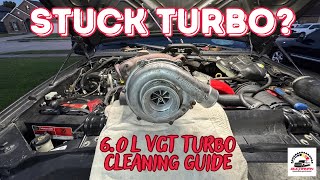 6.0L Powerstroke Diesel VGT Turbo Cleaning - F250 Common Garrett Turbo Issue Solved