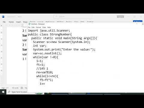Java Company Specific Coding Strong Number