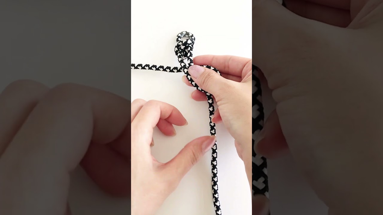 【貴和レシピ】コードを結んでバッグチャームを作ろう②