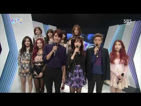 [HD] 131020 T-ARA , IU _Nominee No. 1 _ SBS Inkigayo