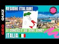 🟩⬜🟥 INDOVINA LE REGIONI ITALIANE - Quiz Geografia #1