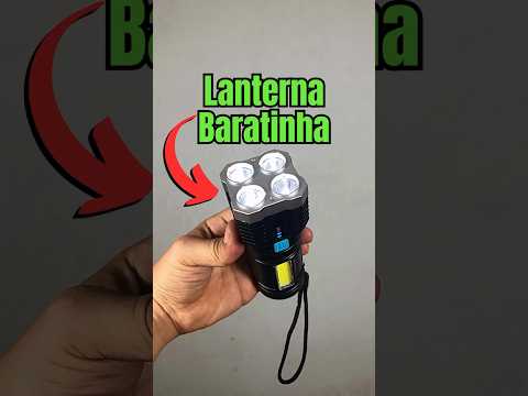 Essa Mini Lanterna com 4 Leds Promete ser Forte! 🤔