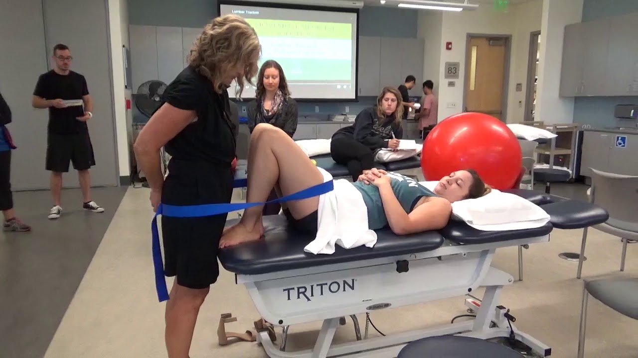 Manual Lumbar traction