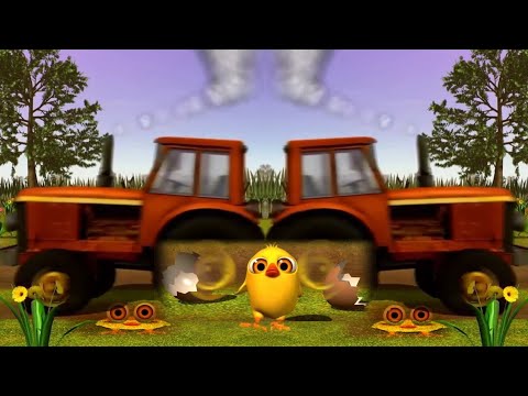 El Pollito Pio con un Tractor conferentes efectos