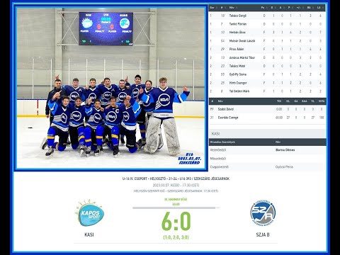 U16 KASI - SZJA B  /# 25 Hirth Csongor gól / MJSZ felvétel 2023 03 07