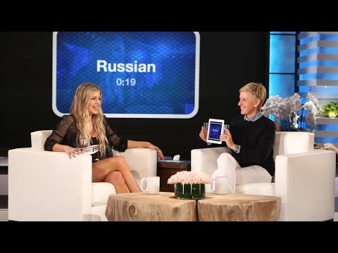 Ellen and Fergie Play 'Heads Up!'
