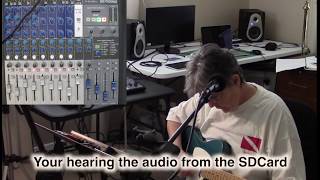 Video thumbnail for PRESONUS STUDIOLIVE AR12 Recording to SD Card by Deb Erney (DebErneydotcom)