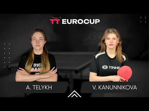 12:50 Anastasiia Telykh - Vasylysa Kanunnikova 04.05.2024 TT Euro.Cup Women Ukraine Star. TABLE 3