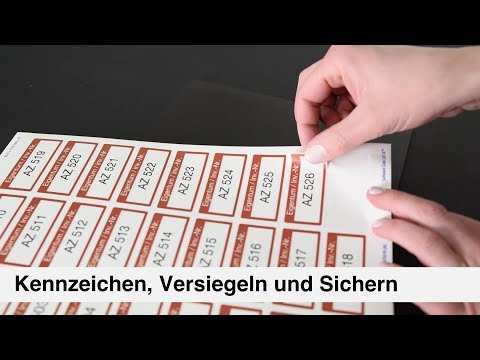 Artikelvideo 1 für 960 AVERY Zweckform Sicherheitsetiketten L6113-20 weiß 45,7 x 21,2 mm, Artikelnummer 896902