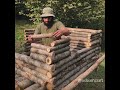HOW TO BULD WARM SHELTER THE FOREST #building #bushcraft #shelter #survival #forest #diy