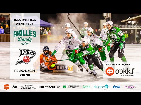 Bandyliigan ottelu: Akilles - Veiterä