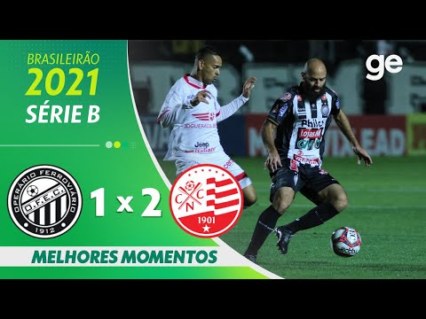 Gols e lances de Operário x Náutico