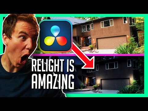 AMAZING Day-To-Night FX with RELIGHT in Resolve Studio 18.5 -Compositing & Color Grading Tutorial
